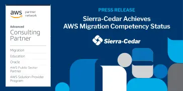 Sierra-Cedar Achieves AWS Migration Competency Status