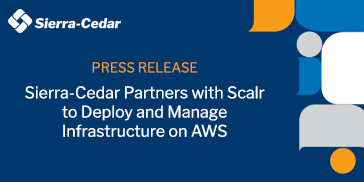 Sierra-Cedar Partners with Scalr to Deploy and Manage Infrastructure on AWS